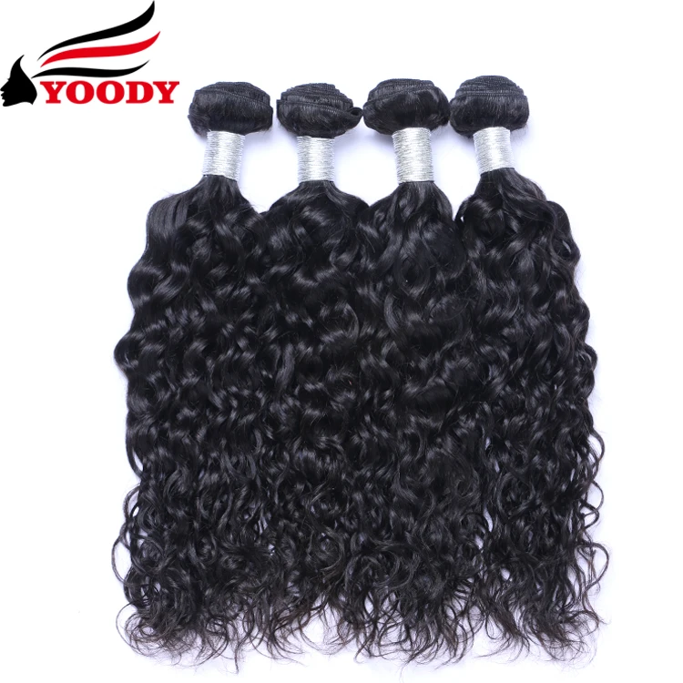 

Aliexpress top quality water wave cambodian hair virgin remy human hair weave hair weft