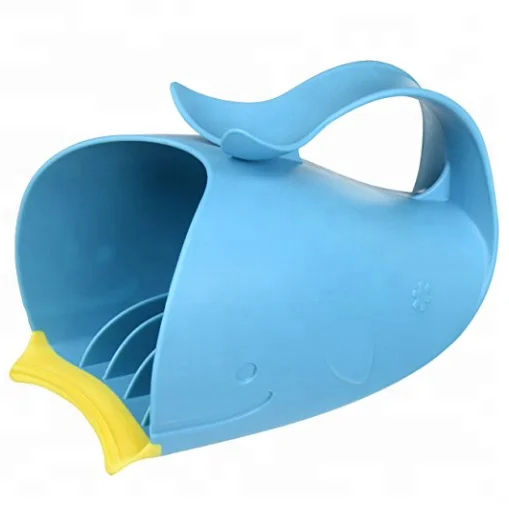 

Bath Tear-Free Waterfall Rinser Bath Cup, Blue