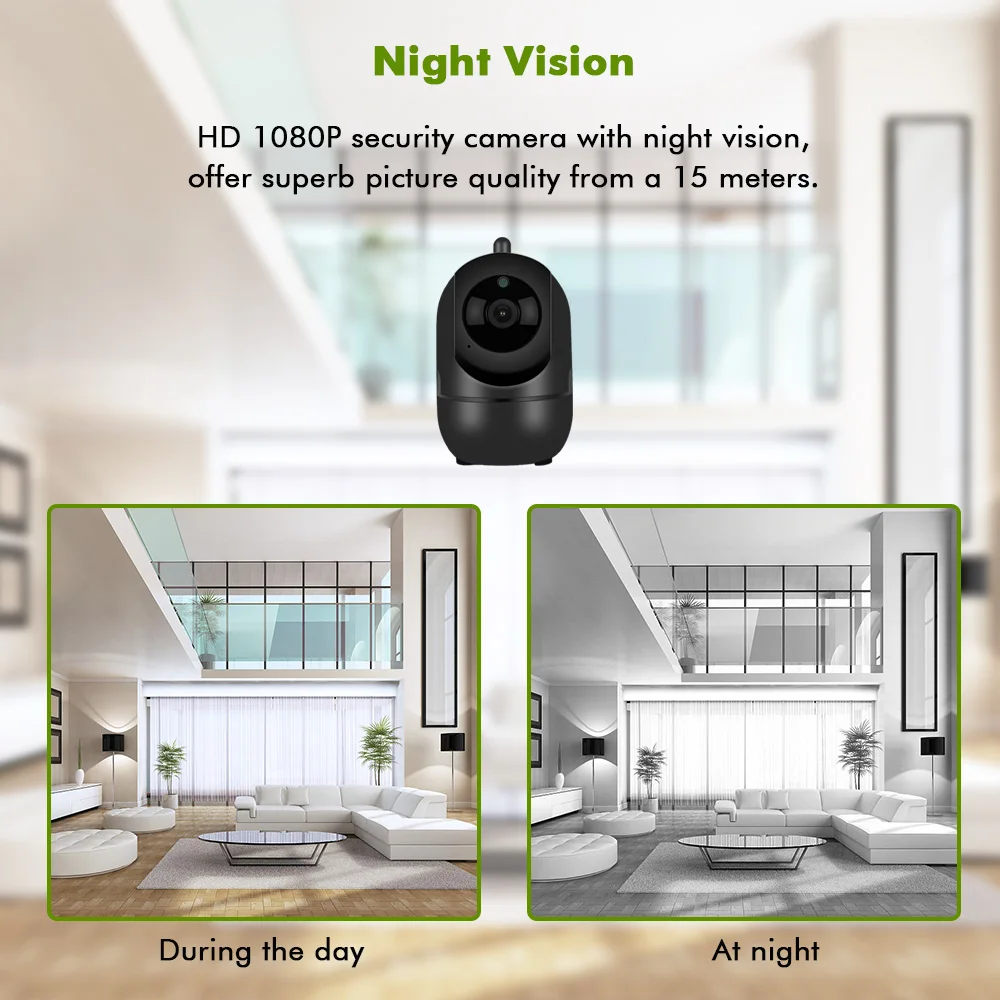 

H-I 1080P Wired / Wireless Wifi IP Camera Security Surveillance Camera Smart Video System Bbay Monitor Night Vision Two Way Audio