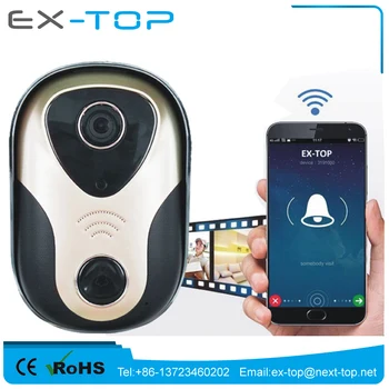 180 Degree Front Door Peephole Smart Home Motion Detection P2p Remote Control Wireless Cctv Onvif Ip Video Wifi Doorbell Camera Buy Doorbell