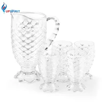 

Drinking Glassware Glass jug set for water juice pitcher