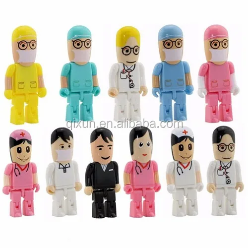 1/32/64/128/256/512MB 1/2/4/8/16/32/64/128GB cartoon character doctor shape promotional gift cheap usb flash drive - ANKUX.COM