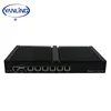 Yanling Fanless Mini Server 1U Rackmount Intel 1037U Dual Core 6 Lan Cloud Computer For Remote Management