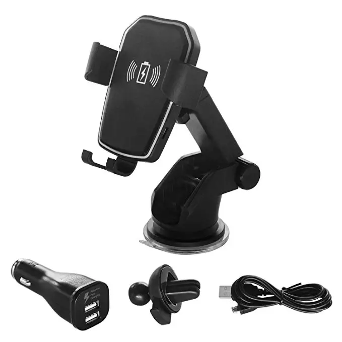 Wireless Car Charger Mount,Air Vent Phone Holder 10W Fast Wireless Charging Car Mount for iPhone X 8 8 Plus