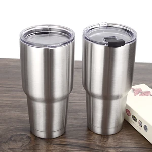 Image of 30oz Hot Selling Outdoor Double Wall Stainless Steel Vacuum Insulated Wine Tumbler Wholesale With Lid