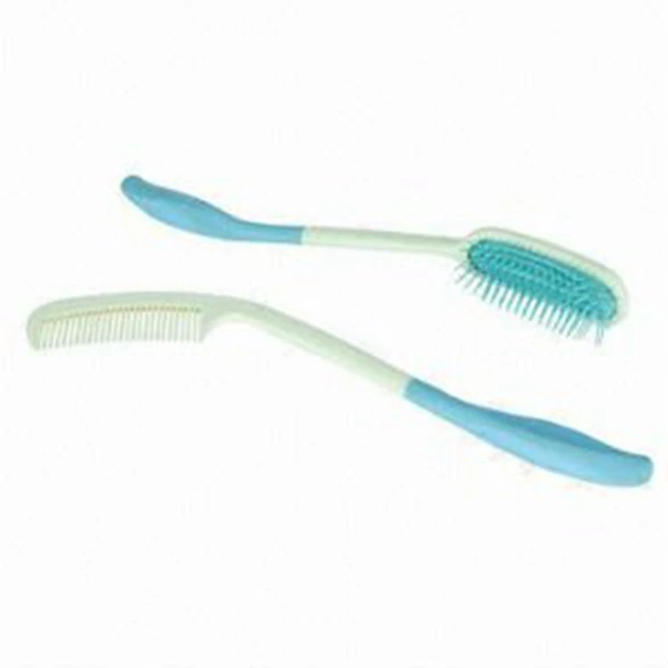 13" Long Reach Long Handle Soft Brush Comb For Those With Limited