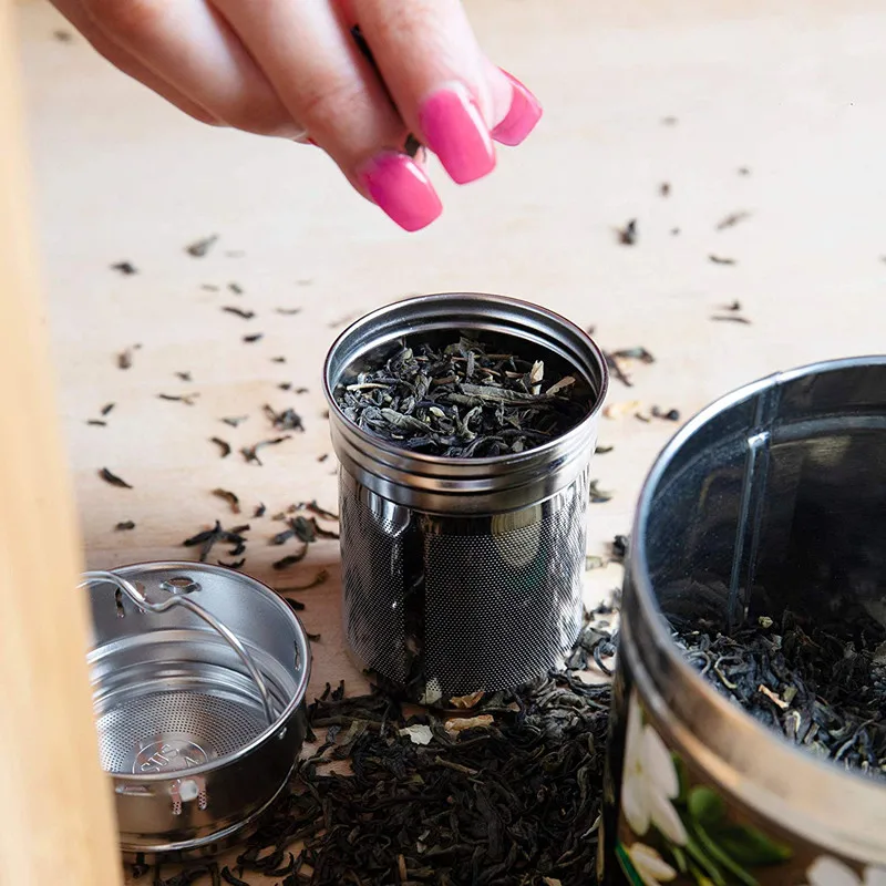 Private Label 500ml Stainless Steel Bamboo Water Bottle 18/8 Bamboo Tea Infuser Bottle Tumbler for Gift