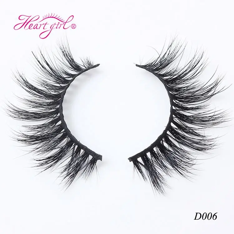 

Wholesale Fashionable Custom Made 3D Mink Fur False Eyelashes Lashes, Natural black