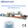 Plastic Sheet Making Machine Polypropylene/Polystyrene/Polyethylene plastic sheet rolls Extrusion Machine