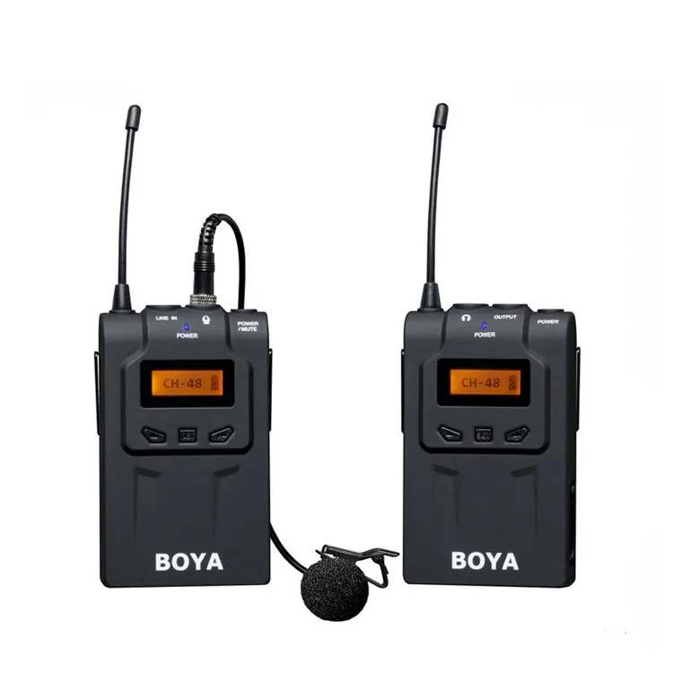 Uhf Wireless Microphone Camcorder Audio Recorder Bywm6 For Eng Efp