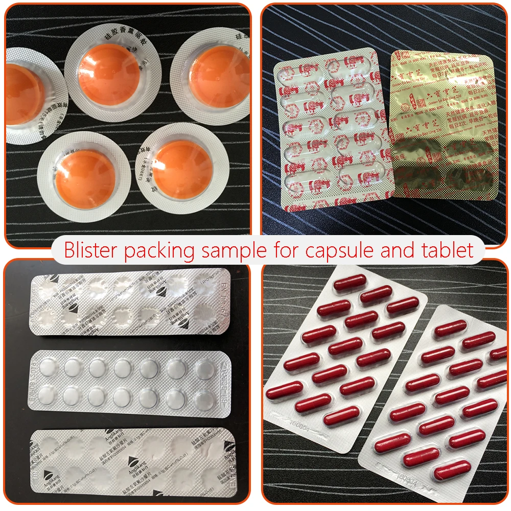 
Mini Auto Tablet Blister Packing Machine MY-80 Blue Tablet / Capsule Blister Packaging Machine With High Quality 