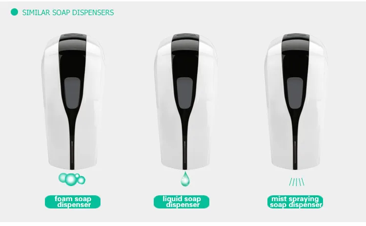 
1000ml hotel automatic touchless soap dispenser 
