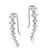 

New Arrival Fashion Anti-allergic Shiny Crystal Stud Earrings