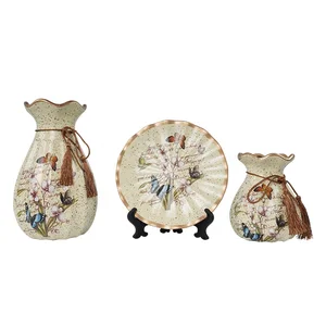Image of Home decor hand painted luxury antique chinese porcelain vase for sale
