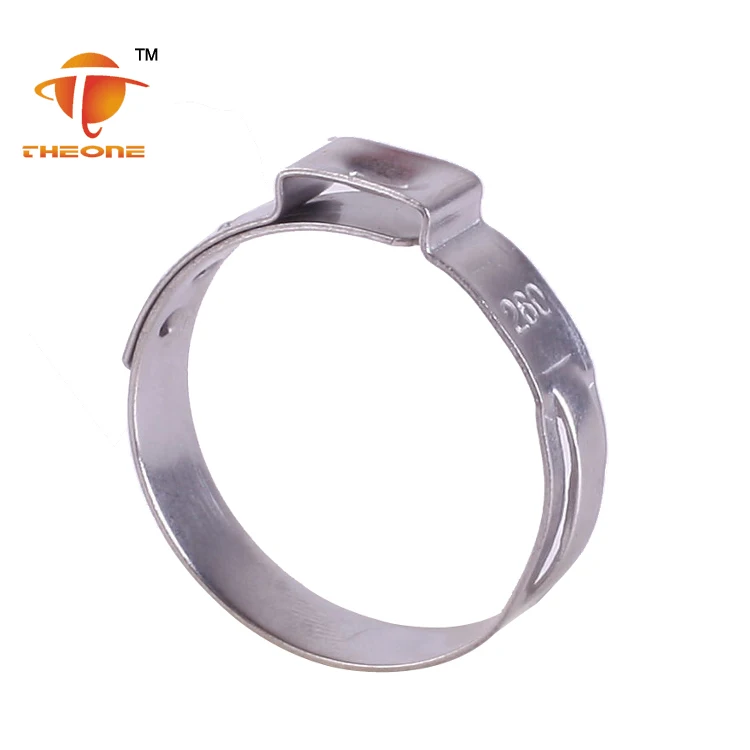 Stainless Steel Stepless Single Ear Hose Clamp Buy High Quality