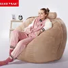 Polyester/PV Plush/Velvet Cover Wholesale Bean Bag Chair Furniture Lazy Sectional Sofa