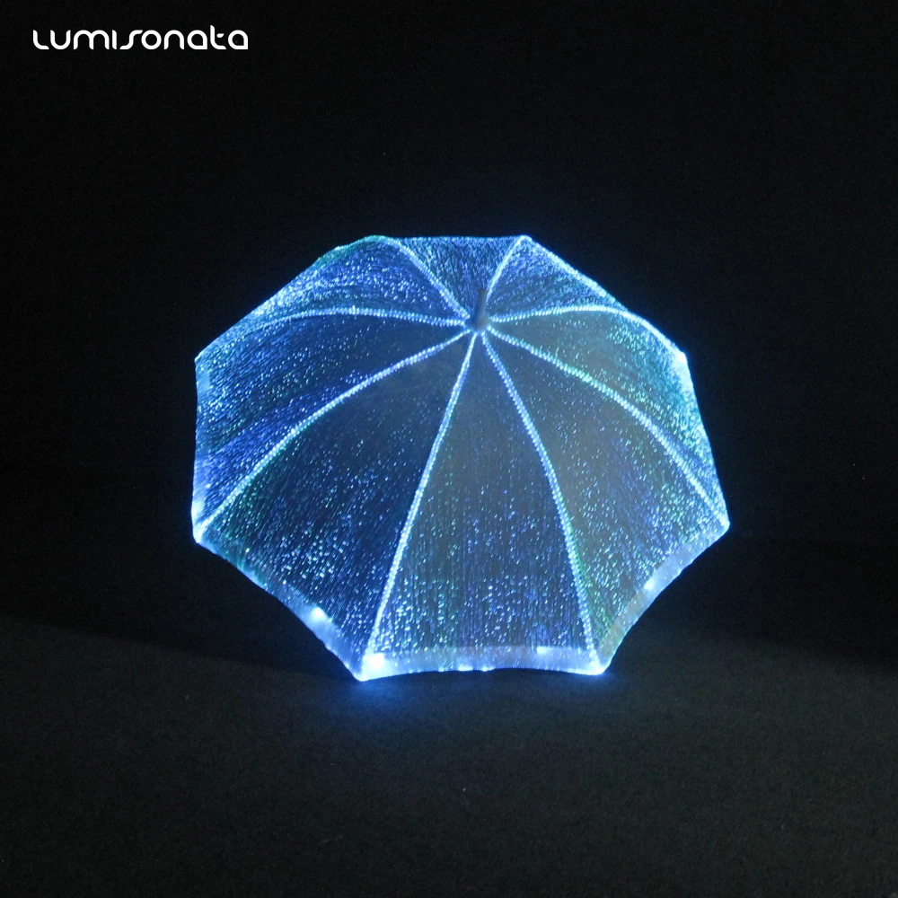 

High quality led light umbrella glow umbrella led flashlight umbrella