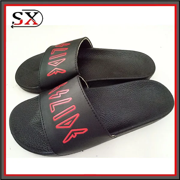 2017 Unisex Customized Slide Sandal Home Pvc Beach Slide Sandal Men ...