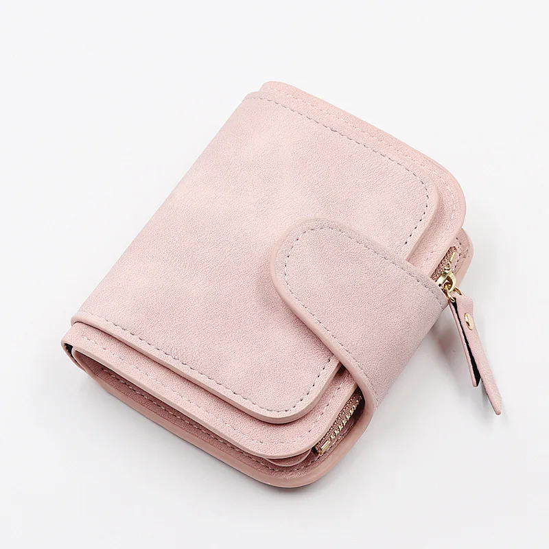 

China wholesale ladies mini purse small pu leather wallet for women, As picture