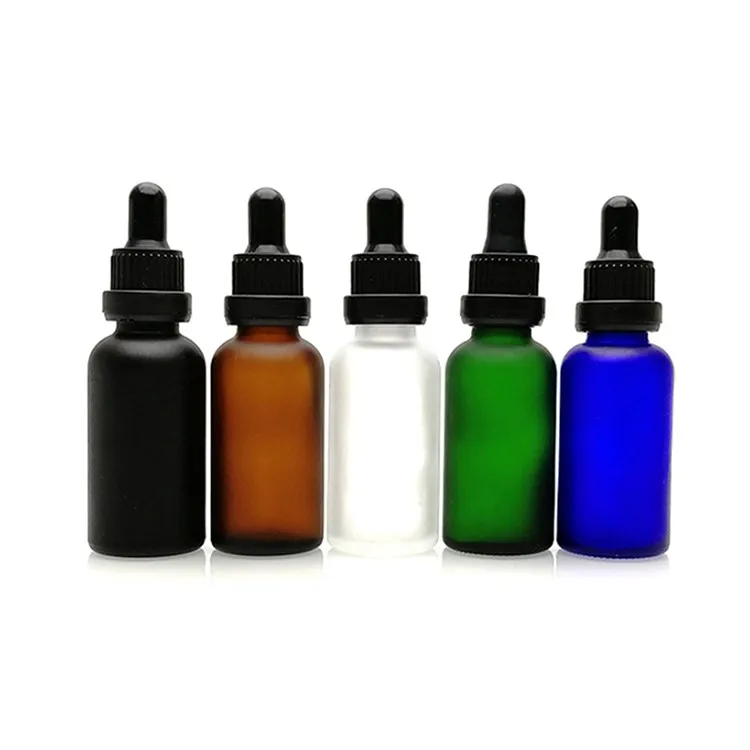 Download 5ml 10ml 15ml 20ml 30ml 50ml 100ml Matt Black Clear Blue Green Amber Frosted Glass Dropper Bottle For E Liquid Essential Oil Buy 20ml Frosted Clear Bottle 5ml 10ml 15ml 20ml