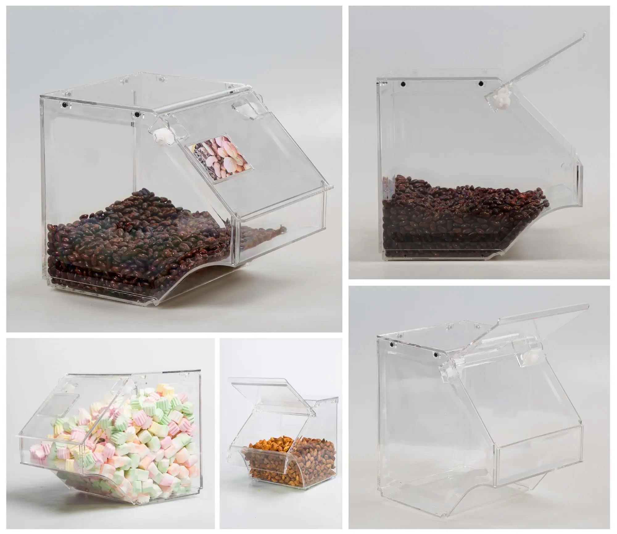 Acrylic Candy Bins Wholesale Acrylic Candy Dispenser With Scoop Buy