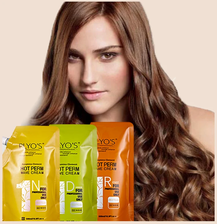Professional Anti Frizz Hair Curling Cream Brands Hair Perm Lotion