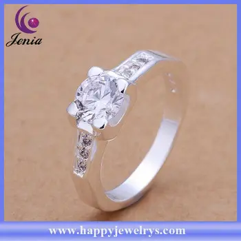 Fashionable Design High Quality 925 Silver Ring  Pink 