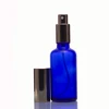 5ml 10ml 15ml 20ml 30ml 50ml 100ml Cobalt Blue Glass Fine Mist Spray Bottle with Fine Mist Sprayer
