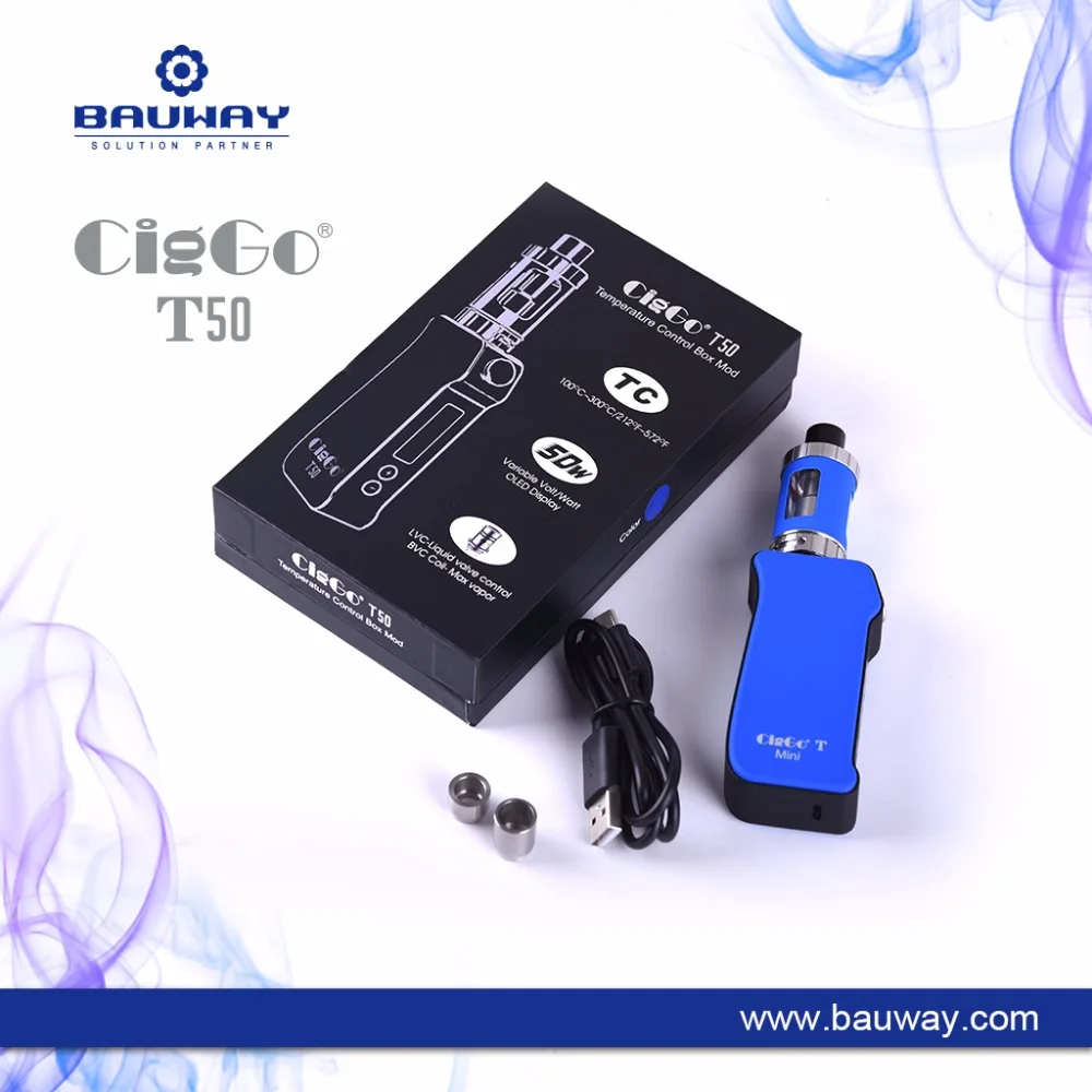 
electronic cigarette 50w vape mod kit Ciggo T50 vape mods 