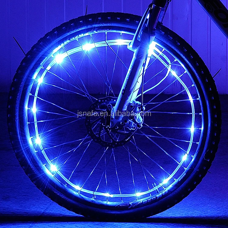 blue bike spokes