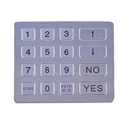 
4x4 matrix rubber tactile switch remote keylogger 