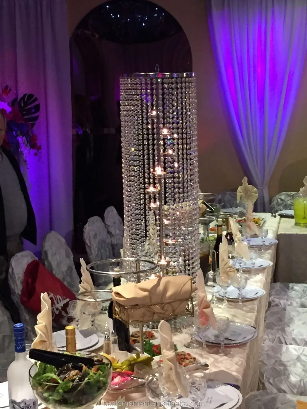 Wedding Crystal Pillars For Wedding Party Center Pieces Buy Wedding Pillars Columns For Sale