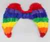Halloween Rainbow Colorful Angel Feather Wing