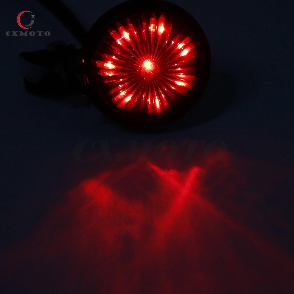 Universal Cafe Racer Motorbikes Modified Tail Lamp Real Lights Dc 12v ...