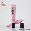 Custom 10 ml empty pink lip gloss tube packaging with screw cap