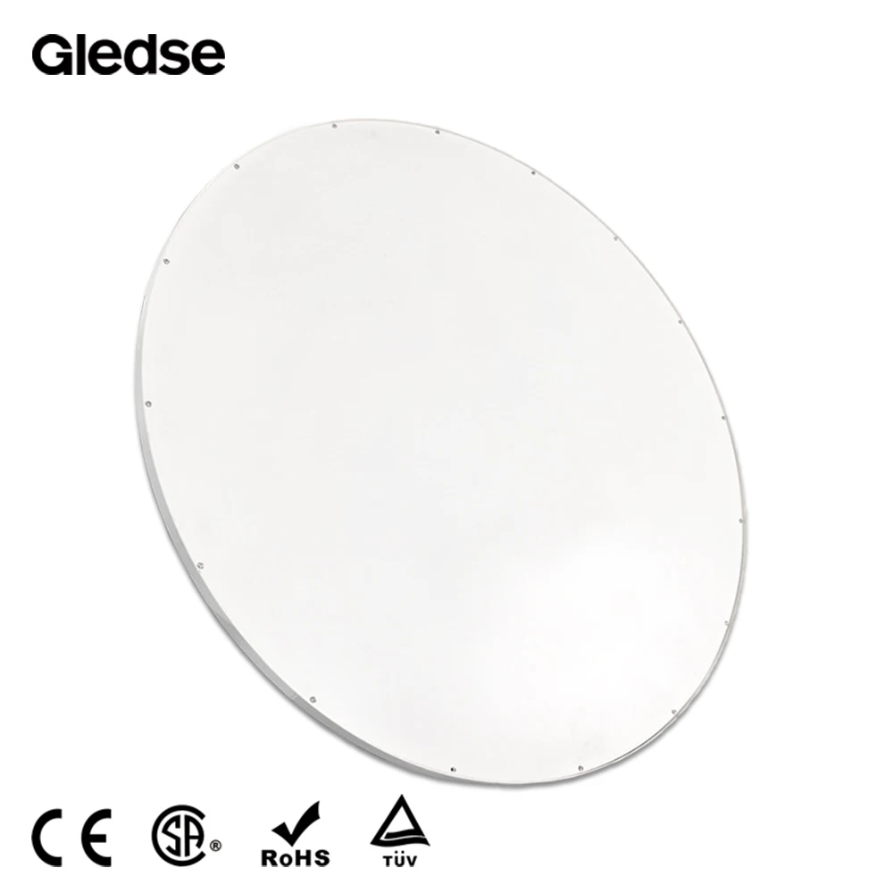 
aluminum frame 100cm large size ceiling pendant LED slim round panel light smd 2835 