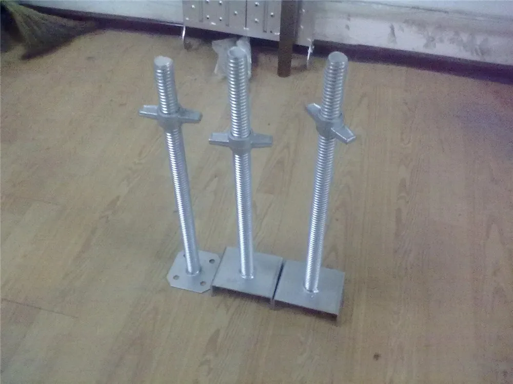 Galvanized Scaffolding Screw Jack Base Scaffold Leveling Screw Jacks