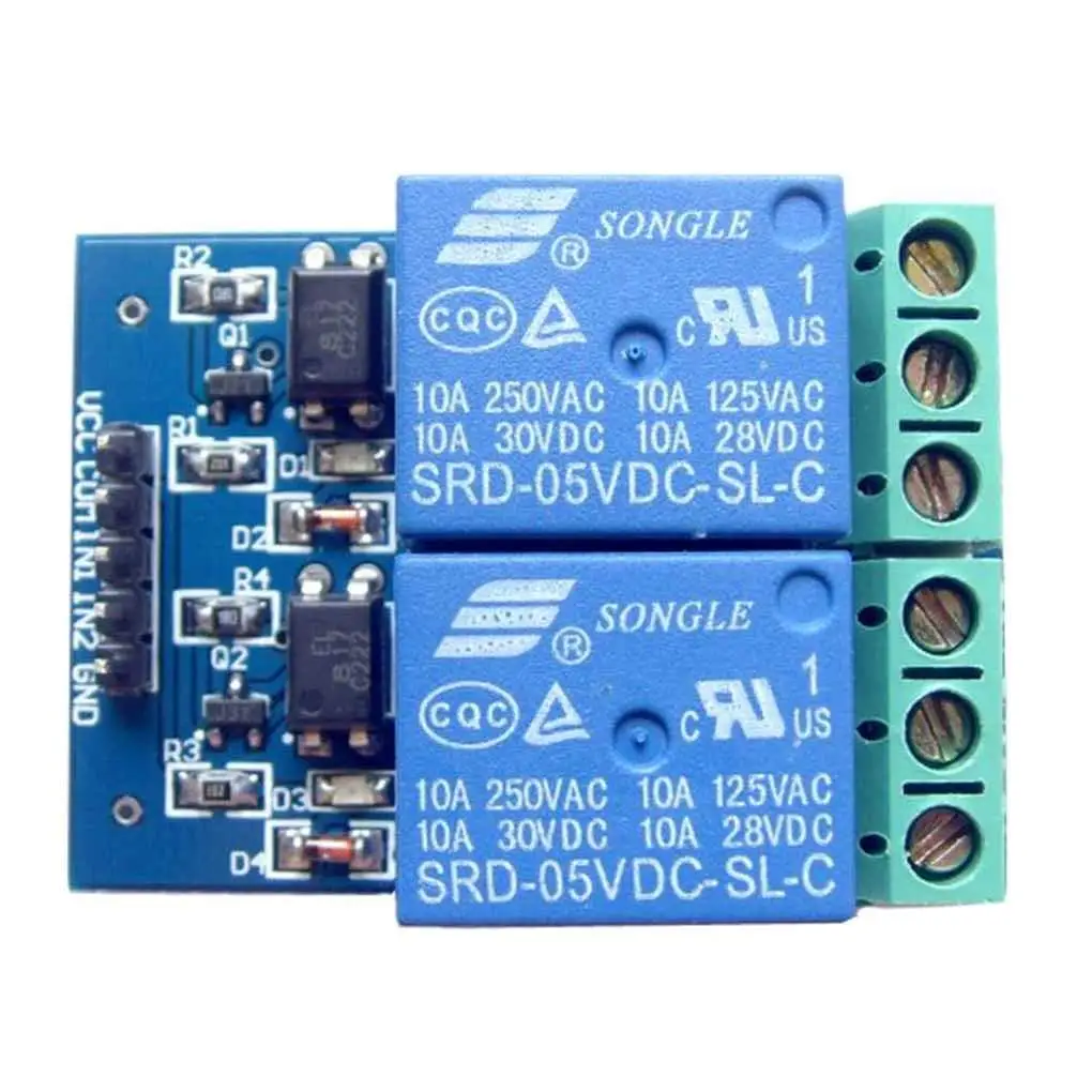 Триггерный релейный модуль. 2 Channel 5v Optical isolated relay Module –Handson. Optogate.