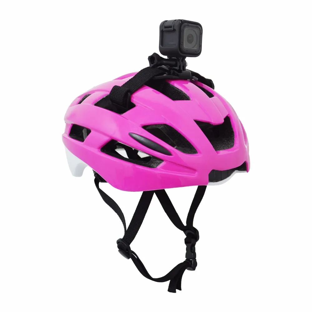 Action Camera Accessories Vented Bicycle Helmet Strap Belt Holder Mount