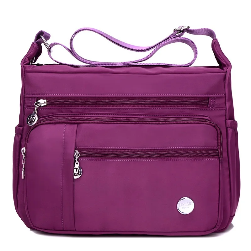 

New Crossbody Bag Multi-ply Mummy Bag Korean Version of Single-shoulder Nylon Lady Cloth Bag, 4 colors