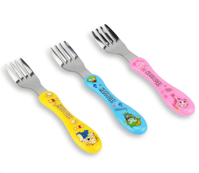 

Printed Plastic Cutlery Set for Kids Bowls Kids Cutlery 18/10, Silver