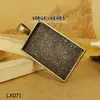 Antiqued Brass Vintage Rectangle Cameo Setting Pendant Charms