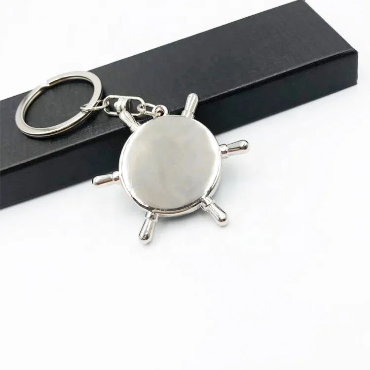 Creative Souvenir Gifts Metal Compass Keychain Outdoors Survival