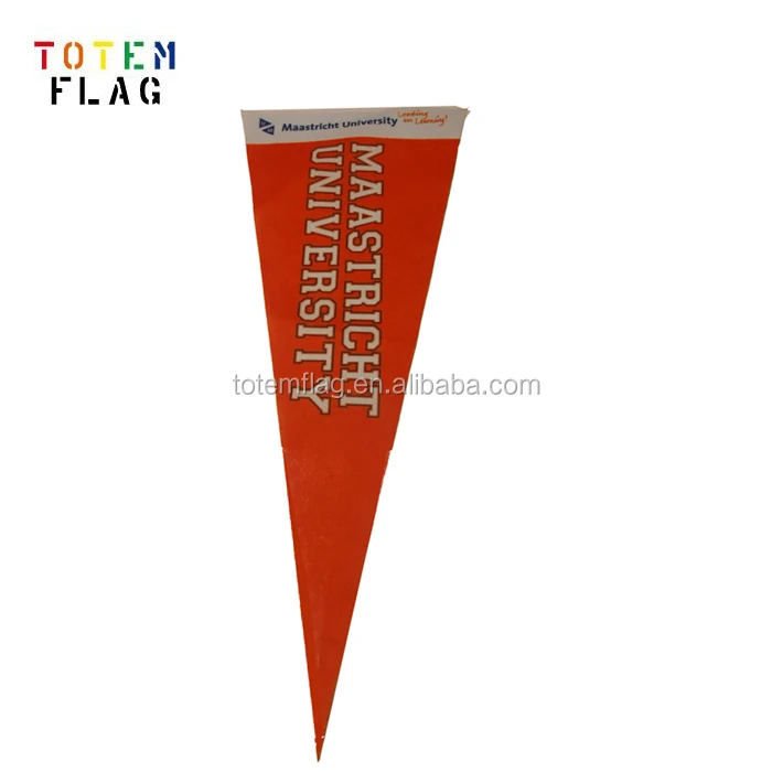 Double Side Sublimation Print Felt Pennant Triangle Sport Flag Buy