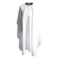 

Professional Salon Cape Polyester Haircut Apron Hair Cut Cape,54x62,White