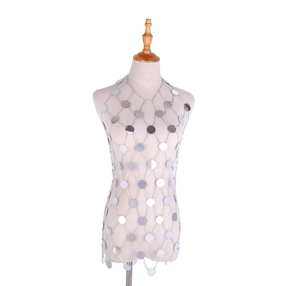 

Alloy Main Material European Fashion Hollow Sexy Skirt Lady's Beautiful Sexy Full Body Chain