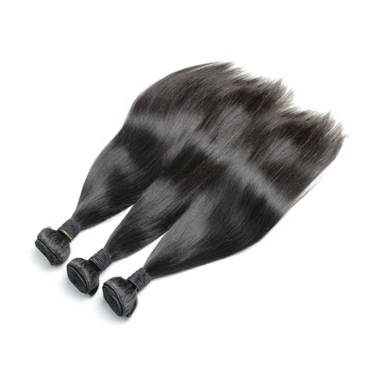 

Wholesale free sample 100% natural remy black straight brazilian virgin human hair bundles