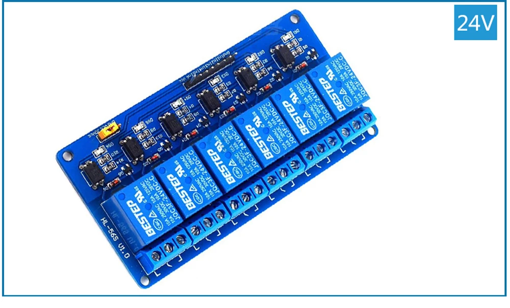 6 Channel Relay Module with Fotoaccoppiatore 12V Isolation