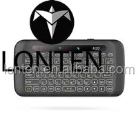 New H20 2.4G Wirel Backlight Mini Keyboard Toucad Remote Control for PC Laptop Mac OS TV Box for RPI 