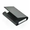 New coming personalized logo pocket size metal leather business card case